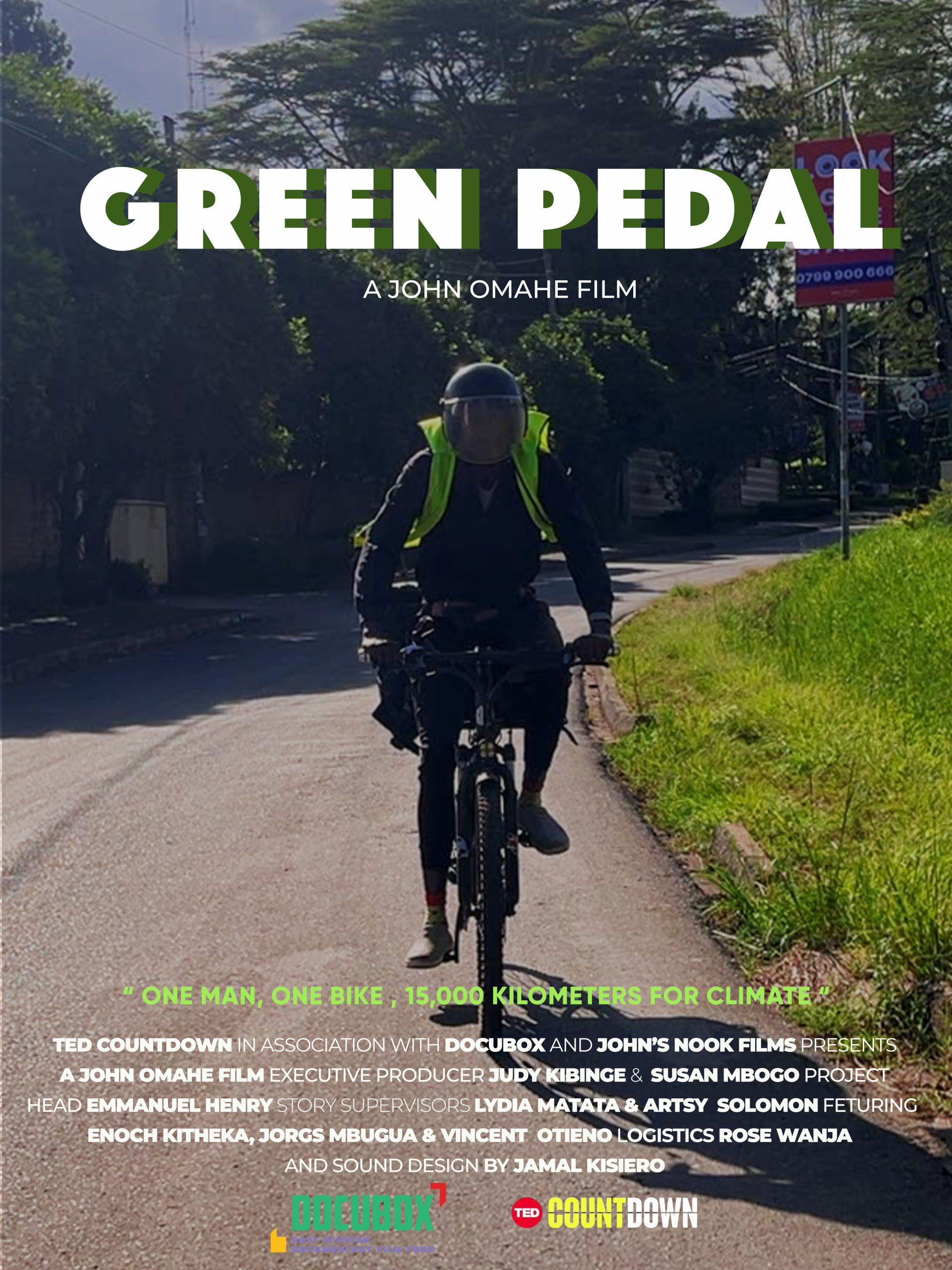 Green Pedal Poster